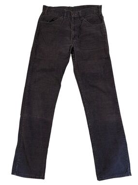 VTG Levi’s 519 Corduroy Pants 32x32 White Tab 1981 Gray Straight Fits 30x31 USA